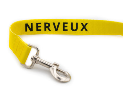 Jaune NERVEUX laisse pour chien 1.65m